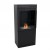 Jackson Bioethanol Stove by ScandiFlames in a sleek square design with black finish.
