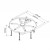 Galio Star Insert Automatic outdoor gas burner in stainless steel with remote and app control.