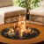 Galio Star Corten Automatic outdoor gas fireplace with corten steel finish, remote and app control, and powerful heat output.