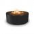 Galio Star Black Automatic outdoor gas fireplace with sleek black finish and automatic control system, ideal for terraces and pa