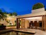 Galio Insert 1000 - Automatic outdoor gas burner in Corten Rust finish with app and remote control.