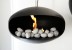 ScandiFlames Ceramics Pebbles Grey - 24 Pieces for Bioethanol Fireplaces