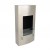 ScandiFlames Vertical Bioethanol Fireplace – a sleek, stainless steel wall-mounted fireplace with a 1-litre capacity for up to 5