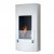 ScandiFlames Vertical Bioethanol Fireplace – a sleek, stainless steel wall-mounted fireplace with a 1-litre capacity for up to 5