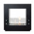ScandiFlames Hollywood 2-sided free-standing bioethanol fireplace in black, featuring a modern design and manual control for eff
