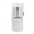 ScandiFlames Bio Wood Stove in White with 360° Flameview, featuring a sleek design and real flame effect.