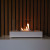 Lambeth White Tabletop Bio Fireplace by ScandiFlames – A compact and stylish bioethanol fireplace with a sleek white finish.