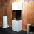 ScandiFlames Open 3-Sided Bio Fireplace in White – a modern freestanding bioethanol fireplace with a sleek three-sided open desi