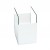 ScandiFlames white tabletop bioethanol fireplace made of steel, featuring a sleek and modern design.