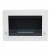 Nebraska White Wall-Mounted Biofireplace by ScandiFlames, a sleek and modern bioethanol fireplace with a white finish.