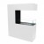 ScandiFlames Tall White Room Divider Bio Fireplace, a freestanding three-sided bioethanol fireplace in white with a 2.5L capacit