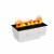 Dimplex Cassette 400/600 Opti-Myst Built-in Unit with realistic water vapour flame effect in a sleek black finish.