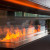 Mistero 1500 Water Vapour Fireplace by Magic Fire from Safretti with a sleek black finish and realistic flame effect.