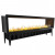 Incanto ST 2000 Two-sided Water Vapour Fireplace by Magic Fire by Safretti – a sleek built-in see-through vapour fireplace with