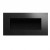 Icon Fires Nero 1150 Wall Fire in black, a sleek and modern wall-mounted bioethanol fireplace with 8-hour burn time and 5.4 kW h