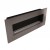 Icon Fires Nero 1450 Wall Fire - Brushed Steel, a sleek and modern wall-mounted bioethanol fireplace offering efficient heating 