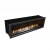 Icon Slimline Firebox SFB1350 Brushed Steel – a modern, built-in bioethanol fireplace with a sleek design, manual control, and 9