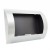 Ocean Stainless Steel Bio Wall Fireplace by ScandiFlames, a sleek and modern wall-mounted bioethanol fireplace.