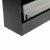 ScandiFlames 140 cm Black Built-in Bioethanol Fireplace, a sleek and modern built-in heating solution.
