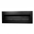 ScandiFlames Wall Mounted Bioethanol Fireplace in Black, a sleek and modern manual bioethanol fireplace with a 4.5-litre capacit