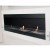 ScandiFlames Wall Mounted Bioethanol Fireplace in Black, a sleek and modern manual bioethanol fireplace with a 4.5-litre capacit