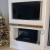 ScandiFlames Wall Mounted Bioethanol Fireplace in Black, 90 cm wide, sleek design with manual control