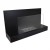 ScandiFlames Wall Mounted Bioethanol Fireplace in Black, 90 cm wide, sleek design with manual control