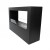 Lansing L Black Freestanding Bioethanol Fireplace by ScandiFlames, a sleek and modern floor-standing bioethanol fireplace.