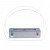 ScandiFlames Circular Table Bio Fireplace in steel with a stylish glass frame for tabletop use.