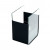 ScandiFlames Small Black Bio Fire – Compact tabletop bioethanol fireplace with steel construction and manual control.