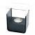 ScandiFlames Small Black Bio Fire – Compact tabletop bioethanol fireplace with steel construction and manual control.