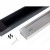 ScandiFlames 100 cm Built-in See Through Bio Fireplace – elegant, two-sided bioethanol fireplace in black finish.