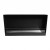 ScandiFlames 100 cm Built-in Bioethanol Fireplace – sleek black finish, eco-friendly and smoke-free heating solution.