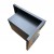 ScandiFlames Insert for Bio Fireplace - Left-sided - A sleek, built-in corner bioethanol fireplace with manual control and a bla