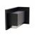 ScandiFlames Corner Fireplace 65 cm - Left - Built-in bioethanol fireplace with sleek black finish and manual control.