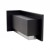 ScandiFlames Right-facing Corner Fireplace - 85 cm, built-in bioethanol fireplace in black finish.