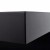 ScandiFlames Right-facing Corner Fireplace - 85 cm, built-in bioethanol fireplace in black finish.