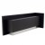 ScandiFlames Corner Fireplace 115 cm - Left, built-in bioethanol fireplace in black with a sleek design.