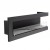 ScandiFlames Corner Fireplace 115 cm - Right – A built-in bioethanol fireplace with a sleek black design, 6.5 kW heat output, an