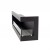 ScandiFlames Corner Fireplace 115 cm - Right – A built-in bioethanol fireplace with a sleek black design, 6.5 kW heat output, an