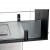 Foco Two 600 Slim by FOCO Fires – a sleek, built-in see-through bioethanol fireplace with a 60 cm length, black finish, and manu
