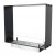Foco Two 600 Slim by FOCO Fires – a sleek, built-in see-through bioethanol fireplace with a 60 cm length, black finish, and manu