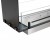 Foco Two 1000 Slim bioethanol fireplace – a stylish two-sided built-in model with a sleek black finish, 100 cm length, and manua