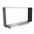 Foco Two 1000 Slim bioethanol fireplace – a stylish two-sided built-in model with a sleek black finish, 100 cm length, and manua