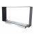 Foco Two 1000 Slim bioethanol fireplace – a stylish two-sided built-in model with a sleek black finish, 100 cm length, and manua