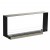 Foco Two 1200 Slim by FOCO Fires – A sleek, built-in see-through bioethanol fireplace with a 120 cm length, black finish, and 6-
