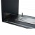 Foco Two 800 bioethanol fireplace – a stylish built-in see-through model with remote control and a sleek black finish.
