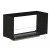 Foco Two 1000 by FOCO Fires – a built-in see-through bioethanol fireplace with a sleek black finish, 100 cm length, and 4L capac