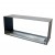 Foco Two 1200 bioethanol fireplace – a sleek, built-in see-through design in black, offering remote control, automatic, and manu