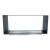 Foco Two 1200 bioethanol fireplace – a sleek, built-in see-through design in black, offering remote control, automatic, and manu